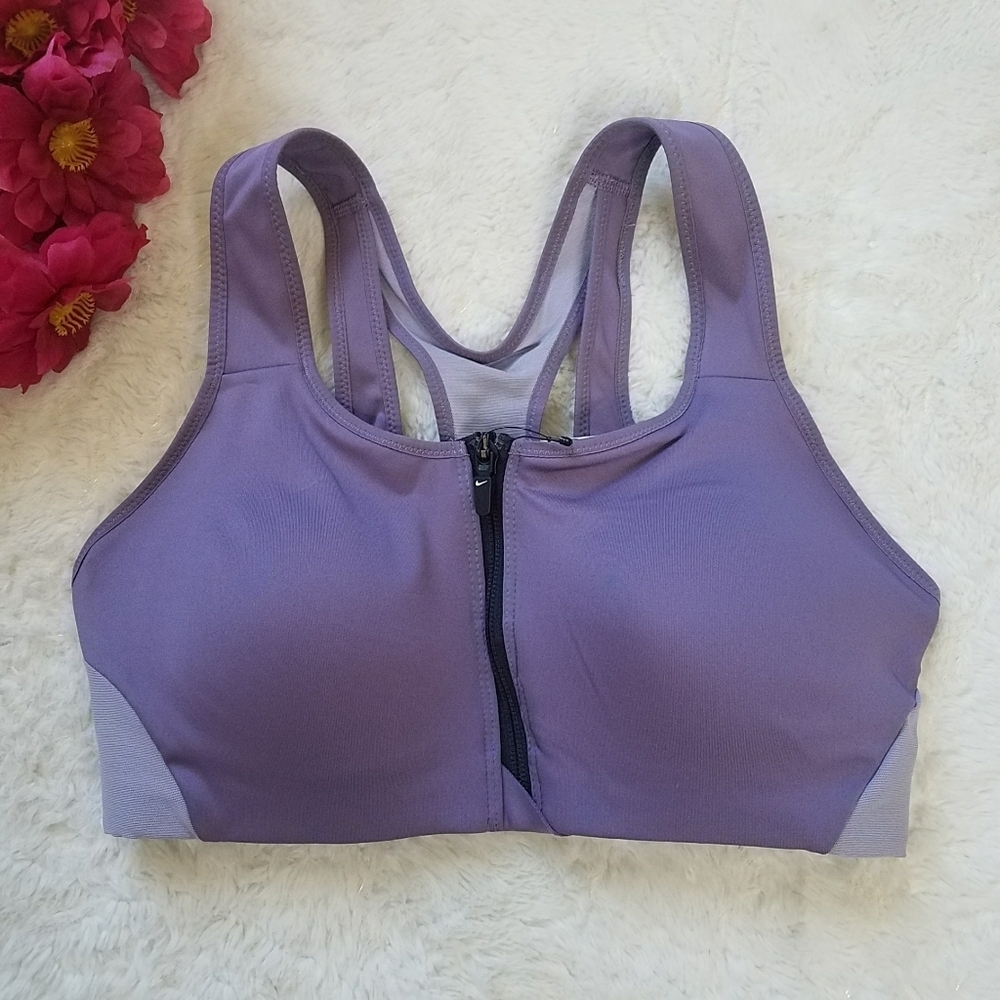 Nike Dri-FIT Shape Front Zip Sports Bra